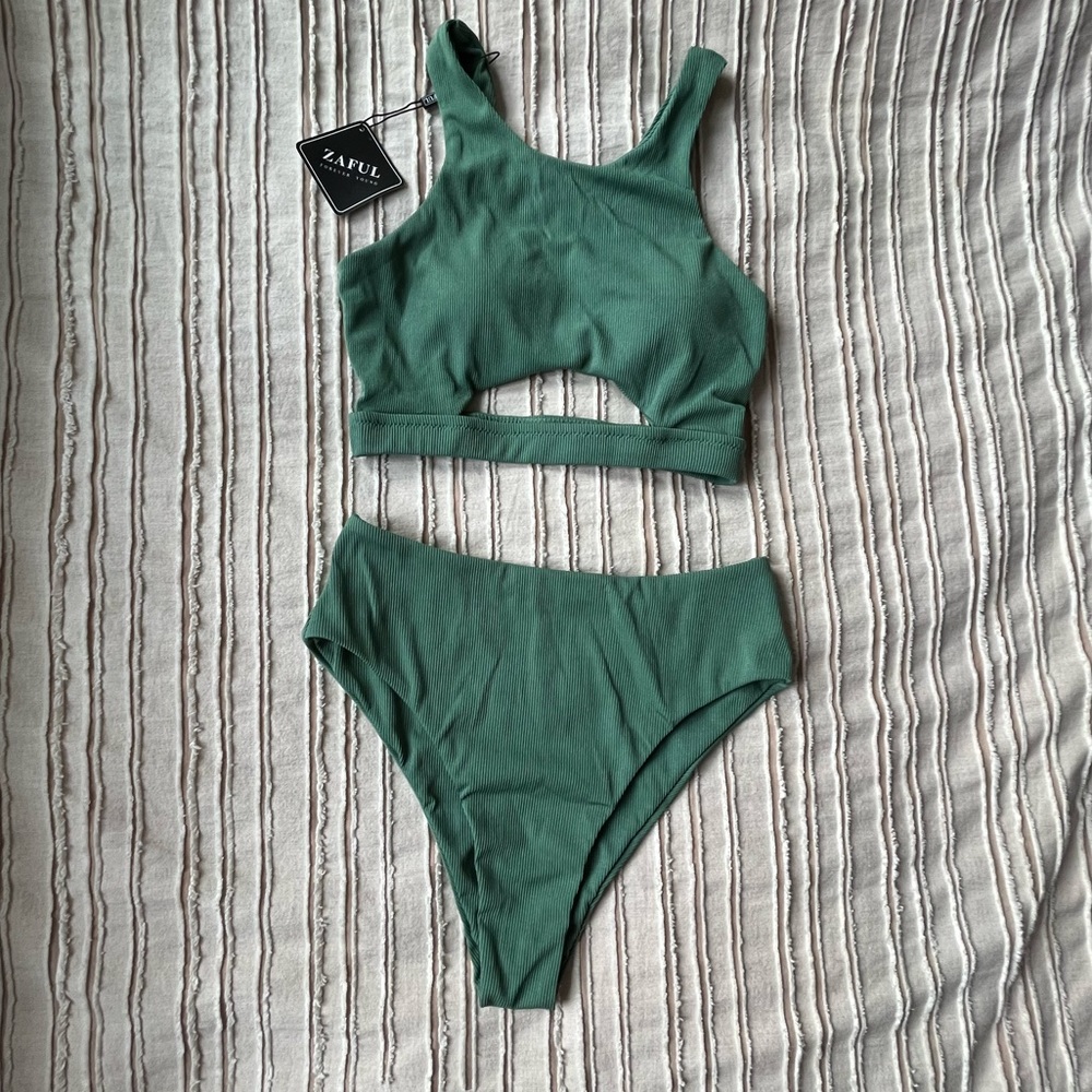Zaful high waisted bikini/tankini